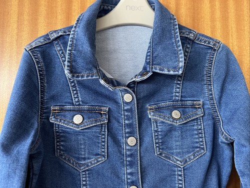 Gap Kids Blue Denim Dress Age 8-9 Years (130 Cm Regular) - Picture 2 of 6