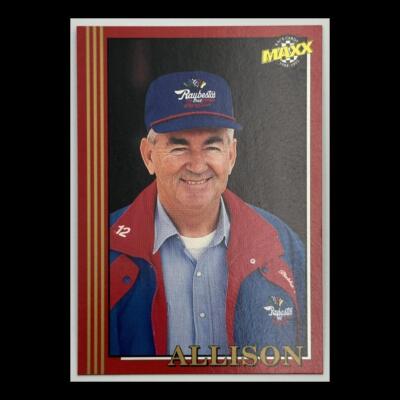 Bobby Allison #114 1992 Maxx Bobby Allison Racing NM Racing Card