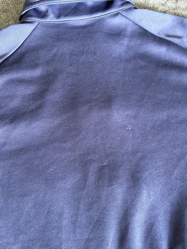 Nike Large Women’s Zip Blue Sweatshirt Jacket Large Breast Pocket - Picture 8 of 9