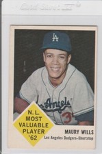 1963 Fleer - Maury Wills RC #43 EX