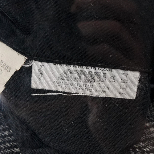 Vintage Brooks Brothers Jacket 44 Herringbone Tweed Gray Wool Blazer Sport Coat - Picture 9 of 14