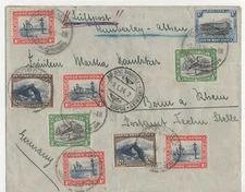 Stamps Southwest Africa, air mail cover to Berlin Germany 1934