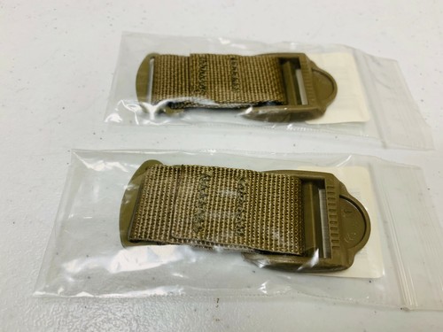 TAN COYOTE LOAD LIFTER ATTACHMENT STRAPS PAIR FOR MOLLE II OCP RUCKSACK NEW - Picture 3 of 4