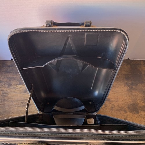 Vintage Black BRUNSWICK Hard Clam Shell Carrying Case Bowling Ball Bag - Picture 24 of 24