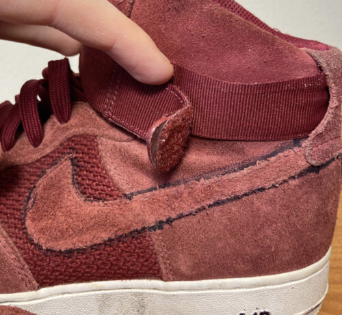 Nike Air Force 1 High ‘07 University Red Size 9 Sneakers Shoes 315121-610 - Picture 9 of 9