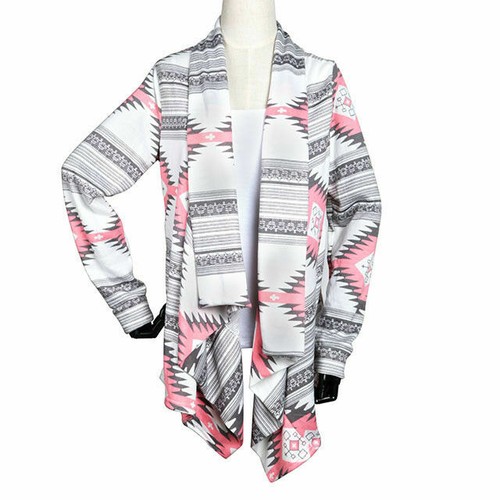 Women Jacket Coat Open-front Cardigan Casual Sweater Long Sleeve Outwear Knitted - Picture 19 of 28