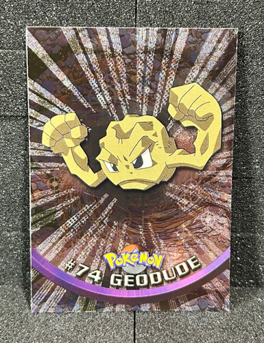Pokemon Karte Topps Chrome Holo Textured Foil Geodude #74 LP - Bild 1 von 3
