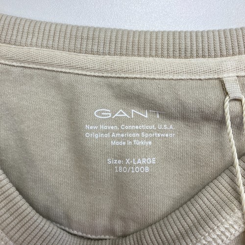 GANT Men Beige Sun Faded Crew Neck Sweater Pullover Size XL - Picture 4 of 11