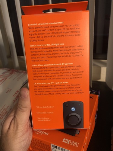 2022 Amazon Fire TV Stick 4K Ultra HD HDR Streaming Media Player Sealed - Picture 3 of 6