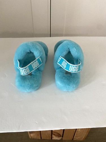 NWOT UGG Oh Yeah Slide , Color Teal, Size 4 - Picture 3 of 5