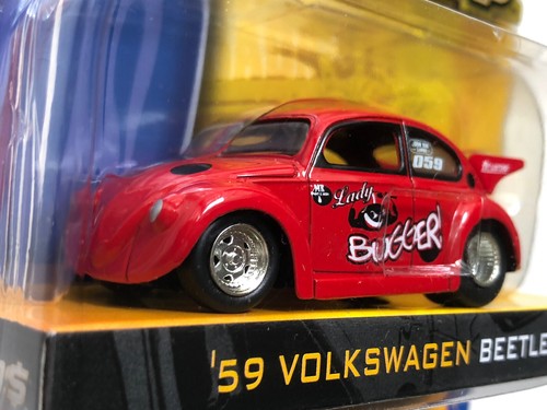 JADA TOYS VDUBS 1959 VOLKSWAGEN VW BEETLE RED 1:64 WAVE3 W3 @45 - Picture 2 of 5