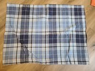 Eddie Bauer "Blue Plaid" Flannel Standard Pillow Sham