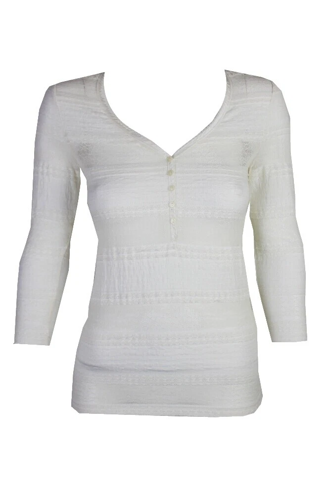 Nylon Henley Tops for Women