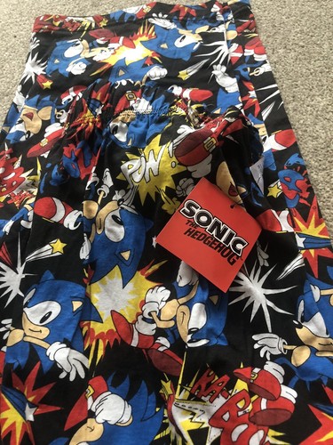 Sega Sonic The hedgehog New Look Pyjama Bottoms New - Picture 2 of 3