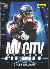 Caleb Williams Rookie Card My City Short Print Only 587 Made 2024 Football Card