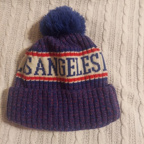 New Era Los Angeles Clippers NBA Knit Winter Hat Beanie Pom Pom NBA Multicolor - Picture 2 of 3