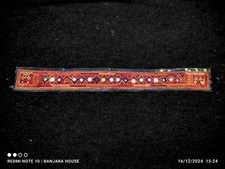 INDIAN BANJARA VINTAGE ethnic tribal RABARI KUTCHI BELLY DANCE antique belt 02