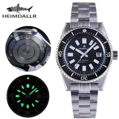 Heimdallr Sharkey H8-3 NH35 Automatik Armbanduhr 200M Taucher 660FT C3 316L 41mm