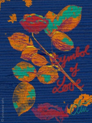 JACQUELINE DITT - Symbol of Love ltd.sign.Original Druck Grafik Rose Bilder - Bild 1 von 3