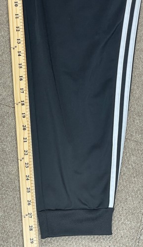 Adidas Men's Black & White Track Pants Size XL - Picture 6 of 12