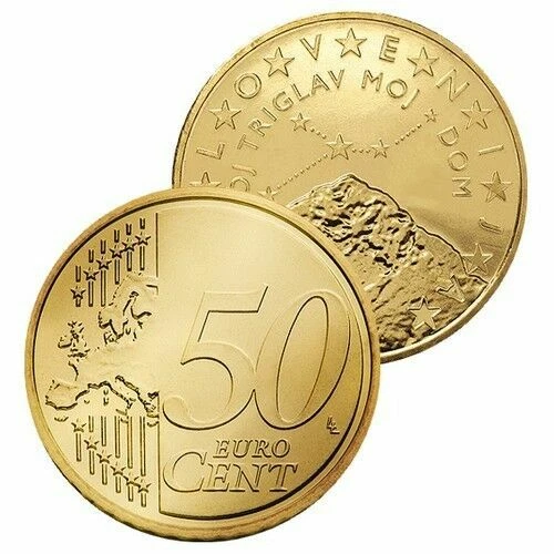 Pièces euro de la Slovénie 50 Cent