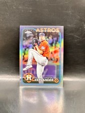 2024 Topps Chrome Baseball Justin Verlander #291 Chrome Refractor Houston Astros