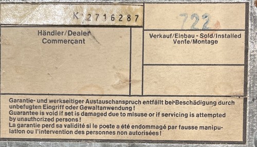 Opel Blaupunkt Sebring Autoradio Oldtimer Selten Rarität Retro Vintage Nostalgie - Bild 3 von 8