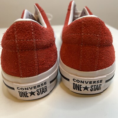 靴 converse ONE STAR OX SUEDE RED Converse One Star Ox Suede Red Men's - 158434C - US