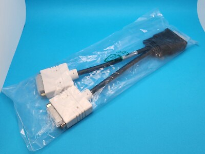 NEW Original DMS-59 to Dual DVI-I Y Video Splitter Cable BIZLINK DELL PNY