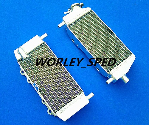 Aluminum Radiator For Aftermarket Kawasaki KX125 KX 125 2003-2008 - Picture 2 of 8