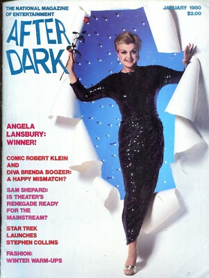 AFTER DARK THE NATIONAL MAGAZINE OF ENTERTAINT 1/1980: COVER: ANGELA LANDSBURY