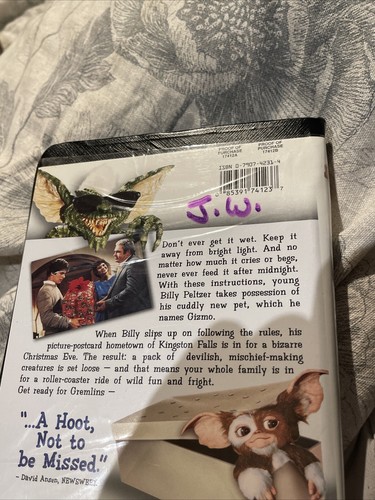 Gremlins 1984 (VHS, 1999) Case  - VHS Tape - Steven Spielberg - Bild 4 von 5