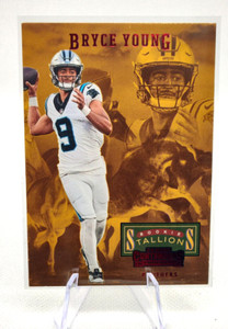 2023 Contenders Football Bryce Young RC Red Foil Rookie Stallions Rookie Insert