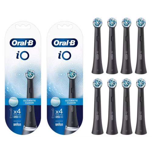 1 Set/2 Set Ersatzbürsten Aufsteckbürsten Schwarz für Oral-B iO //Ultimate Clean - Bild 1 von 11