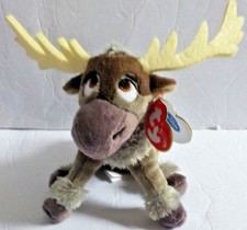 Ty Beanie Babies Disney Sparkle Sven The Reindeer Plush Disney Frozen 2015 Tags