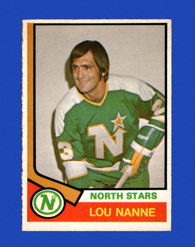 1974-75 O-Pee-Chee Set-Break #325 Lou Nanne NR-MINT *GMCARDS*