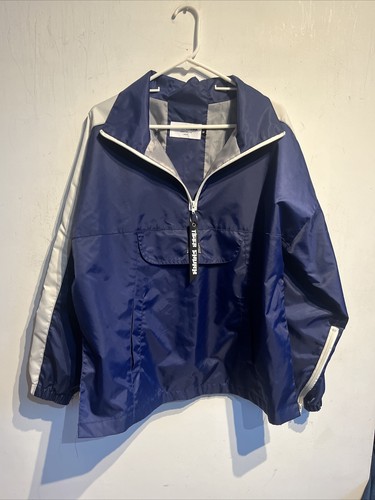 Tiger Shvrk Essential Collection MMXVll Blue & White Jacket medium 1/4 Zip - Picture 11 of 11
