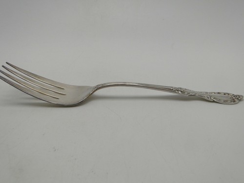 Wm Rogers Grand Elegance Silverplate Cold Meat Fork 8 13/16in - Picture 5 of 6