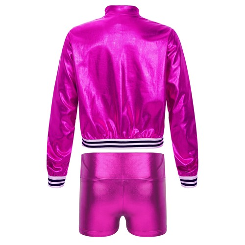Kids Girls Sports Set Stylish Activewear Fitness Sportwear Exercise Training - Picture 51 of 64