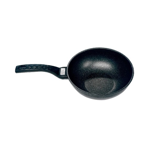 8" Wok Non-Stick Cooking Frying Pan Pot, 5 Layer Marble Coating, Made In Korea - Picture 6 of 8