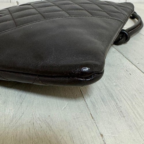 CHANEL Shoulder bag Cambon line dark brown 9*7.8*0.3 inch - Picture 6 of 14