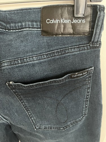 Youth Calvin Klein Boys Dark Blue Jeans W30xL32 Preowned Good Condition 5 Pocket - Picture 5 of 7