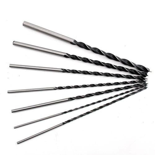7pcs Long Wood Drill Bits 4mm 5mm 6mm 7mm 8mm 10mm 12mm x 300mm Brad Point UK - Picture 9 of 10