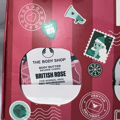 The Body Shop Body Butter Gift Set Trio Shea Bristish Rose