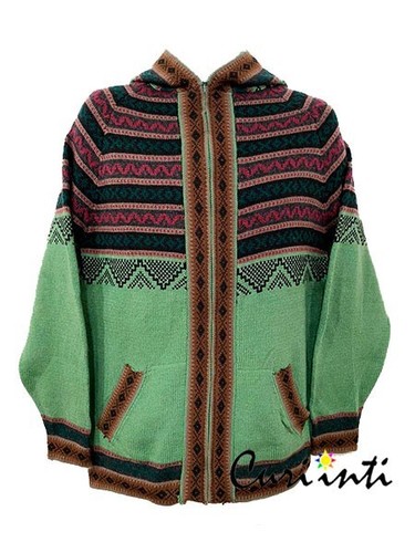 WHOLESALE LOT OF 10 UNISEX 100% ALPACA WOOL CARDIGAN ARIEL SWEATERS 10V - Bild 12 von 12