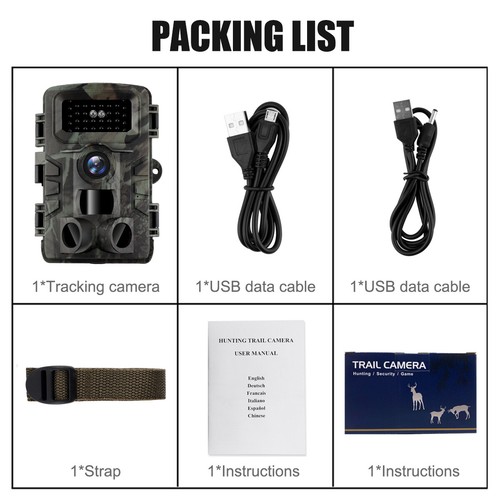 58MP Wildlife Trail Camera 1080P Game Night Vision Outdoor Motion Hunting Cam UK - Picture 12 of 21
