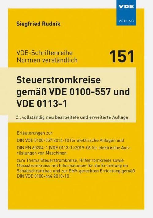 Thumbnail - Steuerstromkreise Gemäß Vde 0100-557 Und Vde 0113-1 Siegfried Rudnik