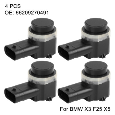 4pcs 66209270491 PDC Bumper Reverse Parking Sensor for BMW X3 F25 X5 E70 X6 F07