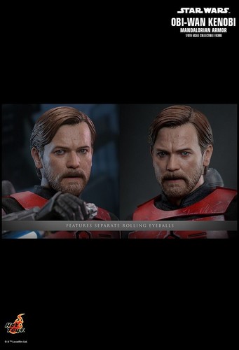 Star Wars Hot Toys TMS126 Obi-Wan Kenobi Mandalorian Armor Figur Limited Editio - Bild 13 von 16