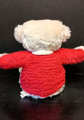 Hallmark Holiday Natale Peluche Jingle Bear Rosso Maglione Sciarpa con Campanelle 14" - Foto 4 di 6